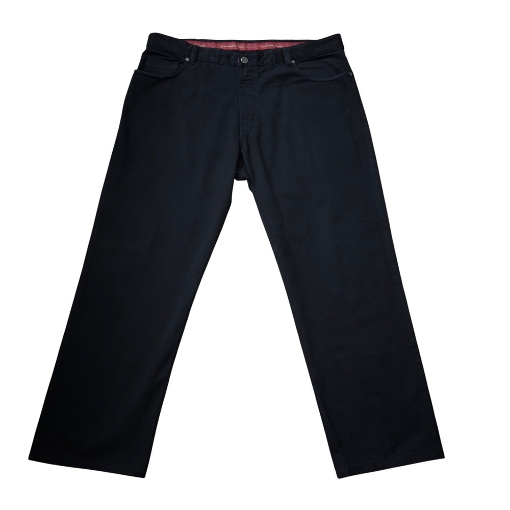 Vintage Old Money Ermenegildo Zegna Black Chino 5 PocketPants Madein Italy CC09